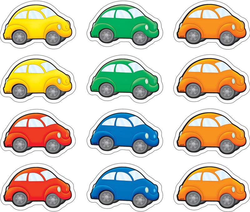 Teacher Created Resources Cars Mini Accents (TCR5421) - Image 1